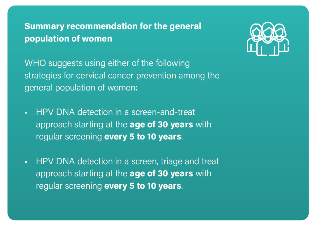 WHO发布宫颈癌防治新版指南，「推荐HPV-DNA 检测为宫颈癌首选筛查方法」